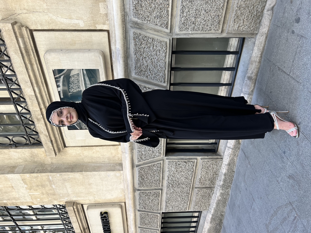 Siyah inci rüya abaya ✨