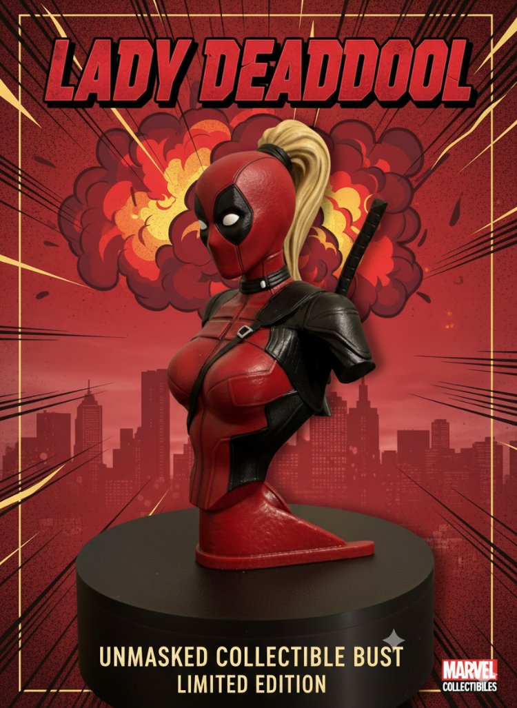 Lady Deadpool Büst 