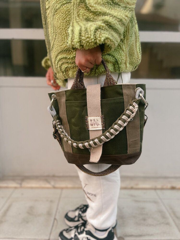 SANDY GREEN BAG 