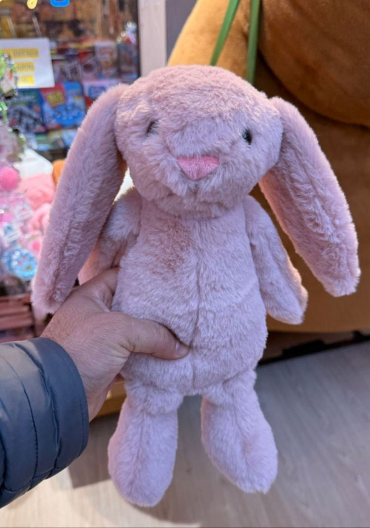 Pembe Peluş Tavşan