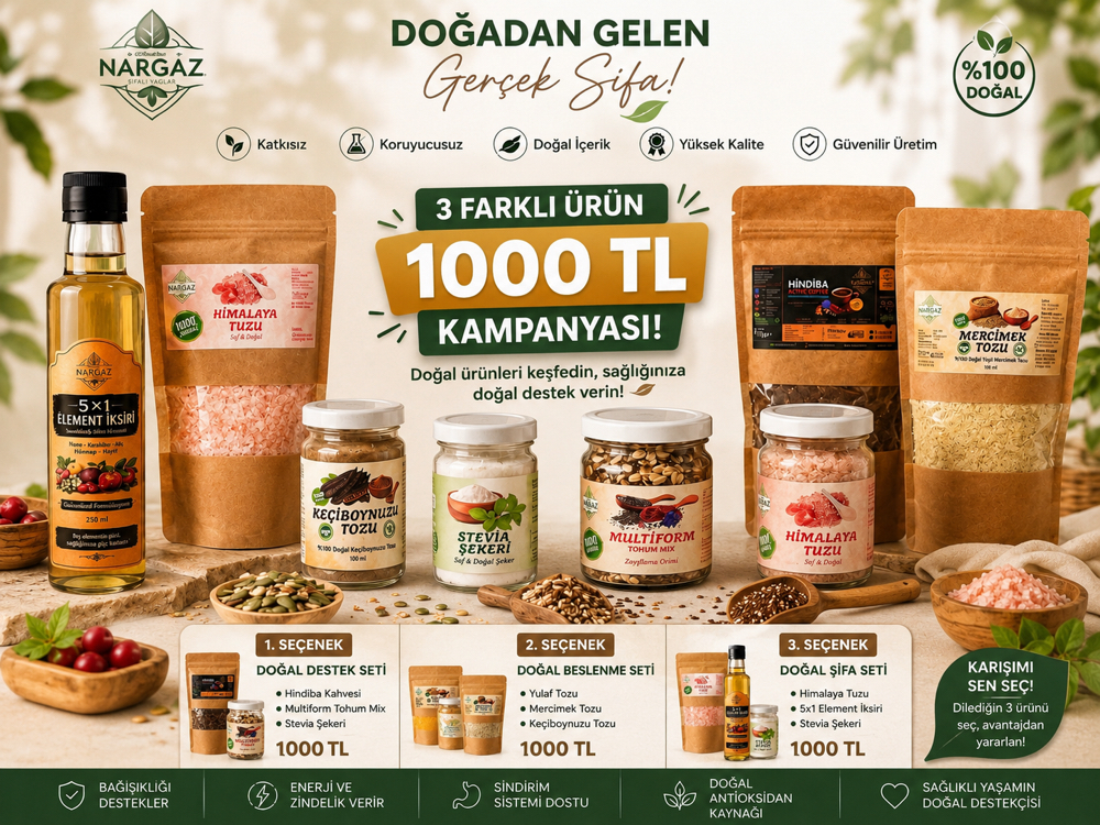 3 Farklı Ürün 1000TL