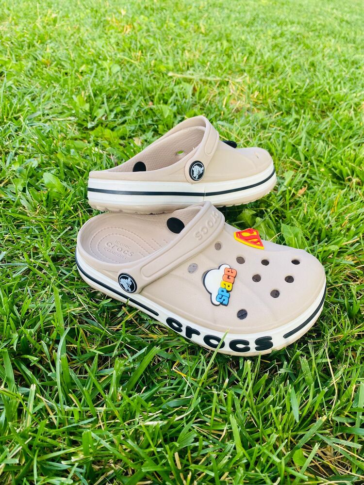 Çoçuk Kum bej Renk Crocs Terlik