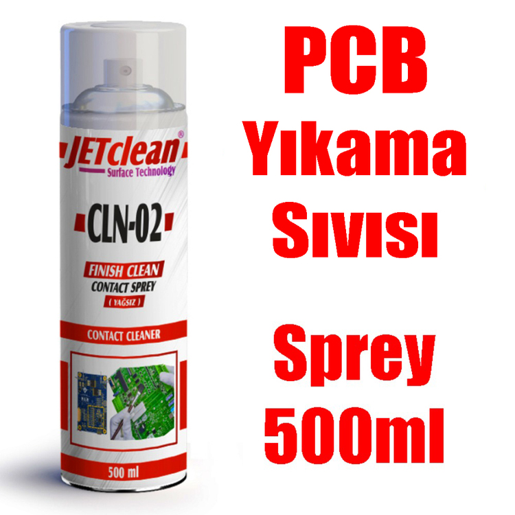 JetClean Elektronik Kontak Temizleme Sprey (Yağsız) 500ml