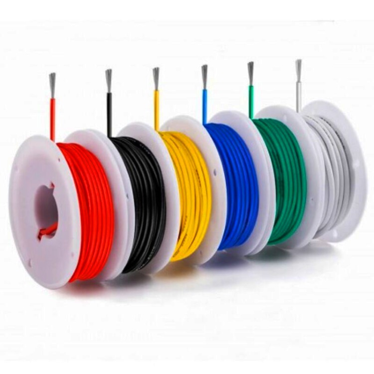 Devre Kartı Hat Çekme Teli 18AWG 6 Renk 30 Metre
