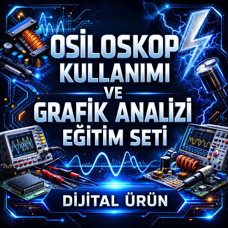 OSİLOSKOP KULLANIMI VE GRAFİK ANALİZİ EĞİTİM SETİ DİJİTAL ÜRÜN