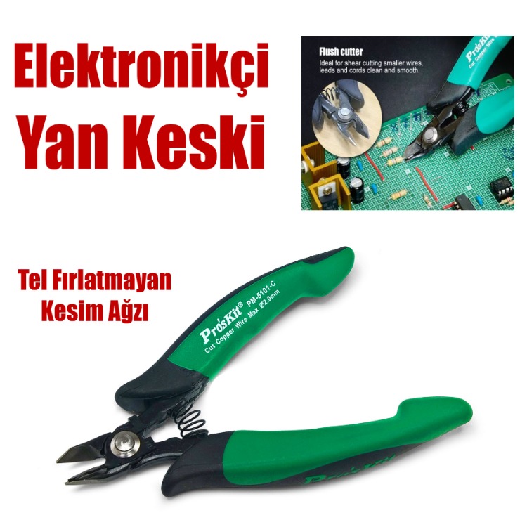 Elektronikçi Yan Keski Proskit PM 5101-C 130 MM
