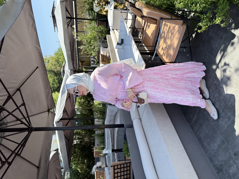 Etnik Desen Etek Pembe