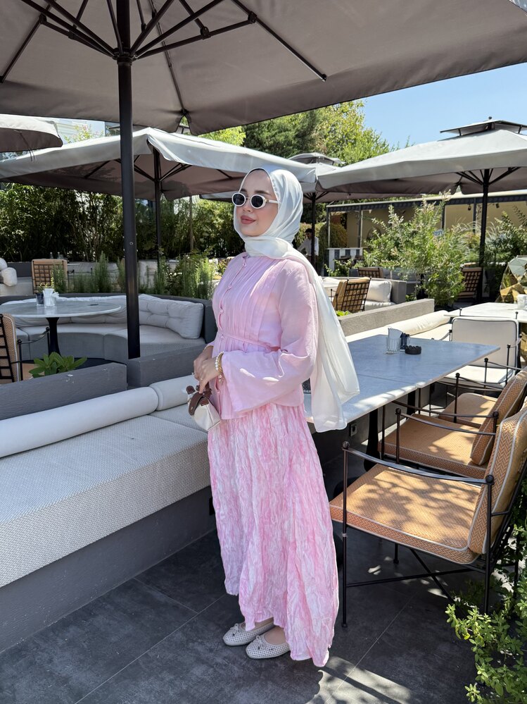 Etnik Desen Etek Pembe