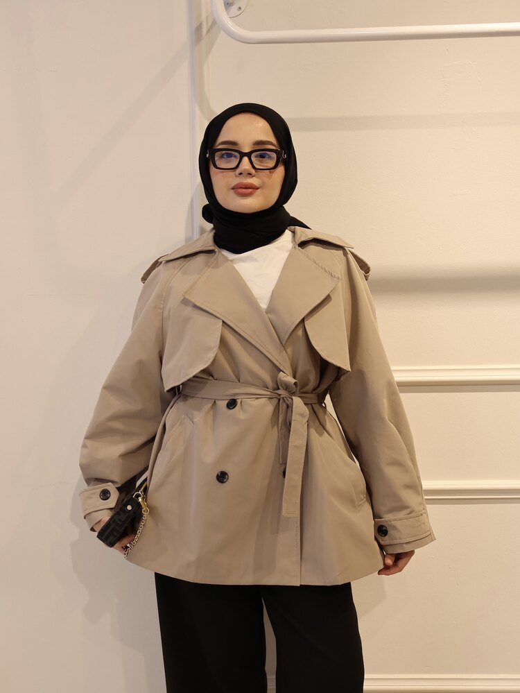 Premium Kısa Trençkot