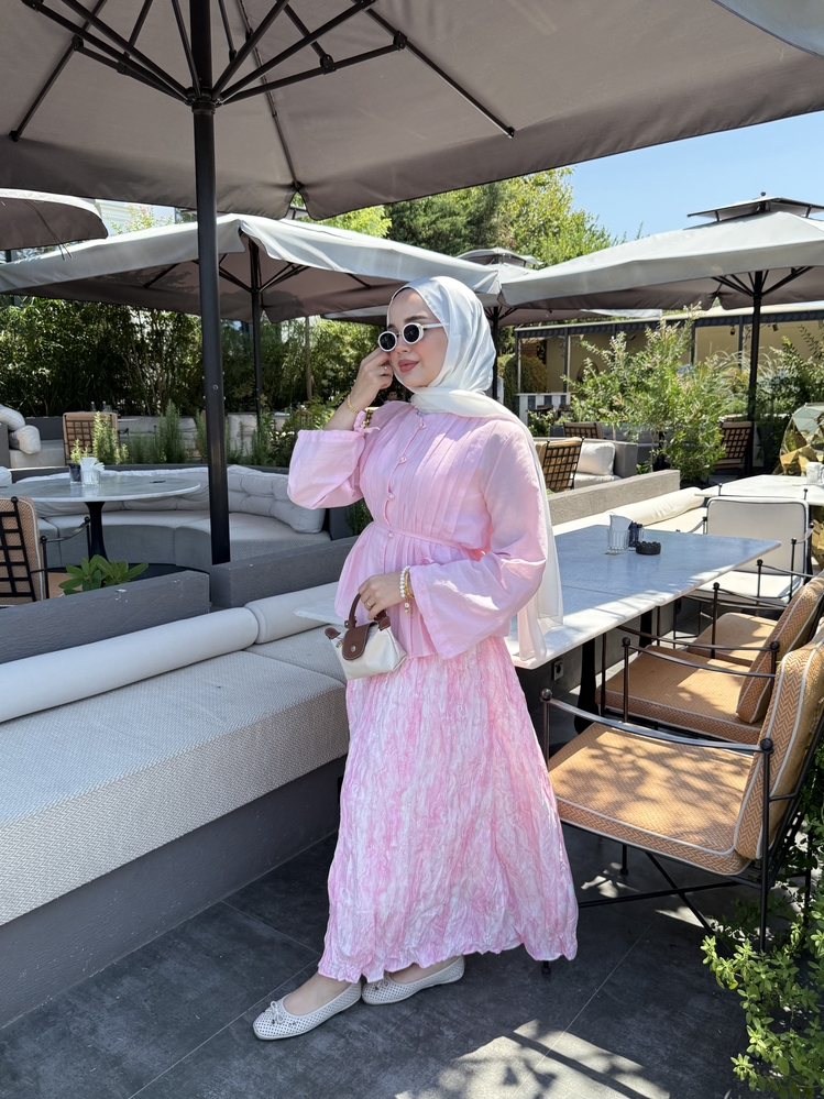 Etnik Desen Etek Pembe