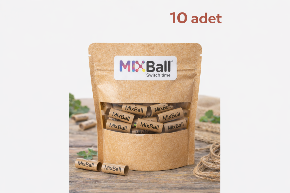 10 Adet Mixball Organik Kağıt Filtre 8×20 mm Slim Uyumlu Özel Sertleştirilmiş