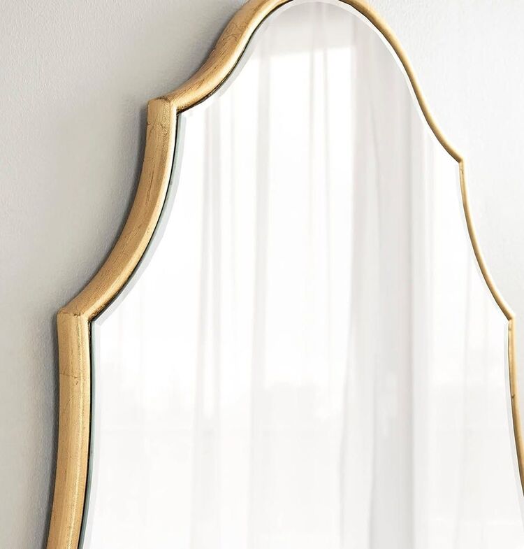 50x105 Gold Çerçeveli Asimetrik Ayna