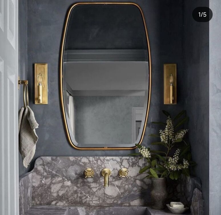 45x80 Gold çerçeve