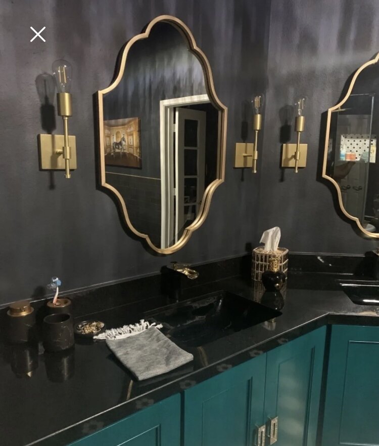 60x90 Gold Çerçeveli Ayna