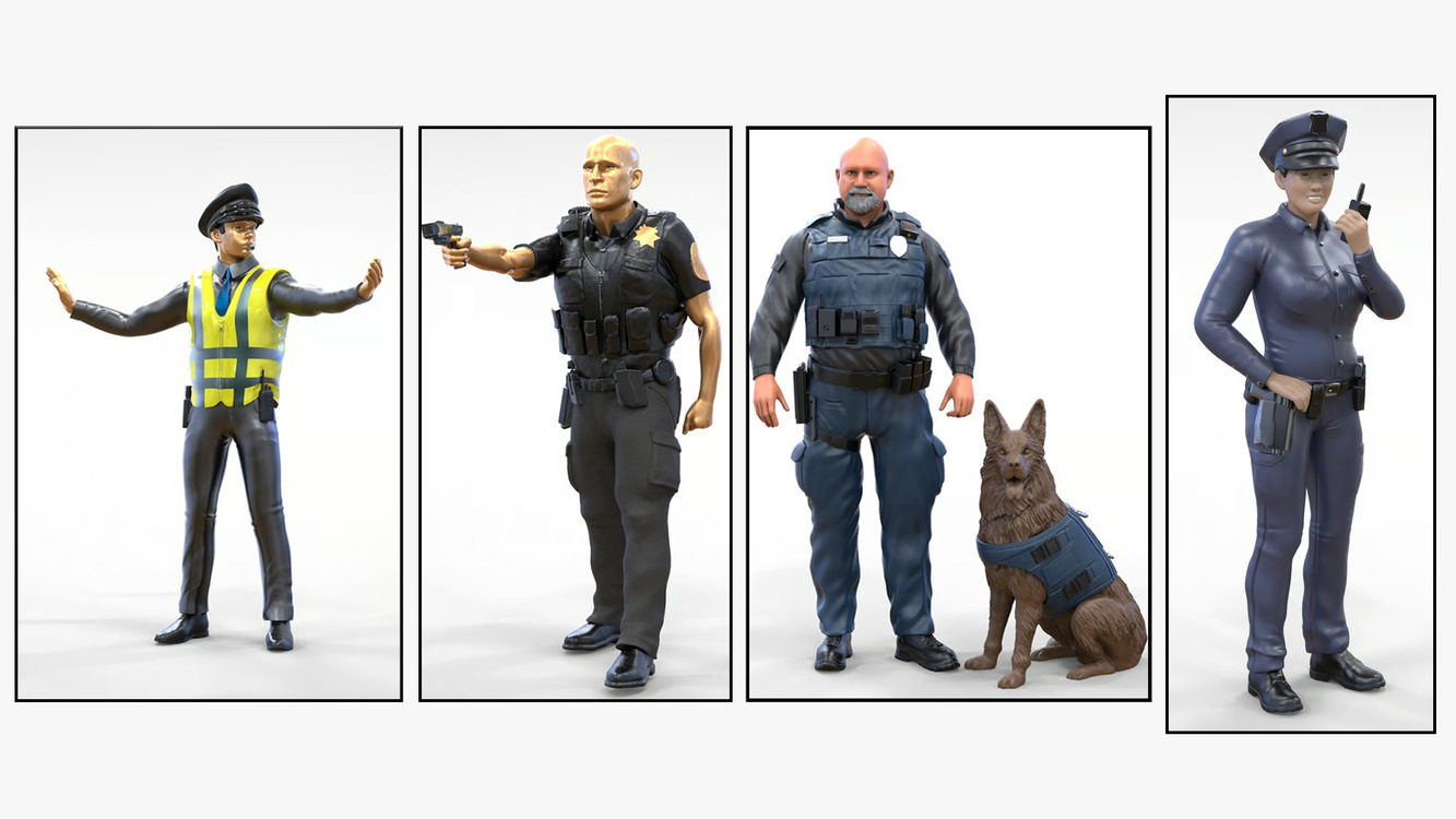 Polis Figür Seti