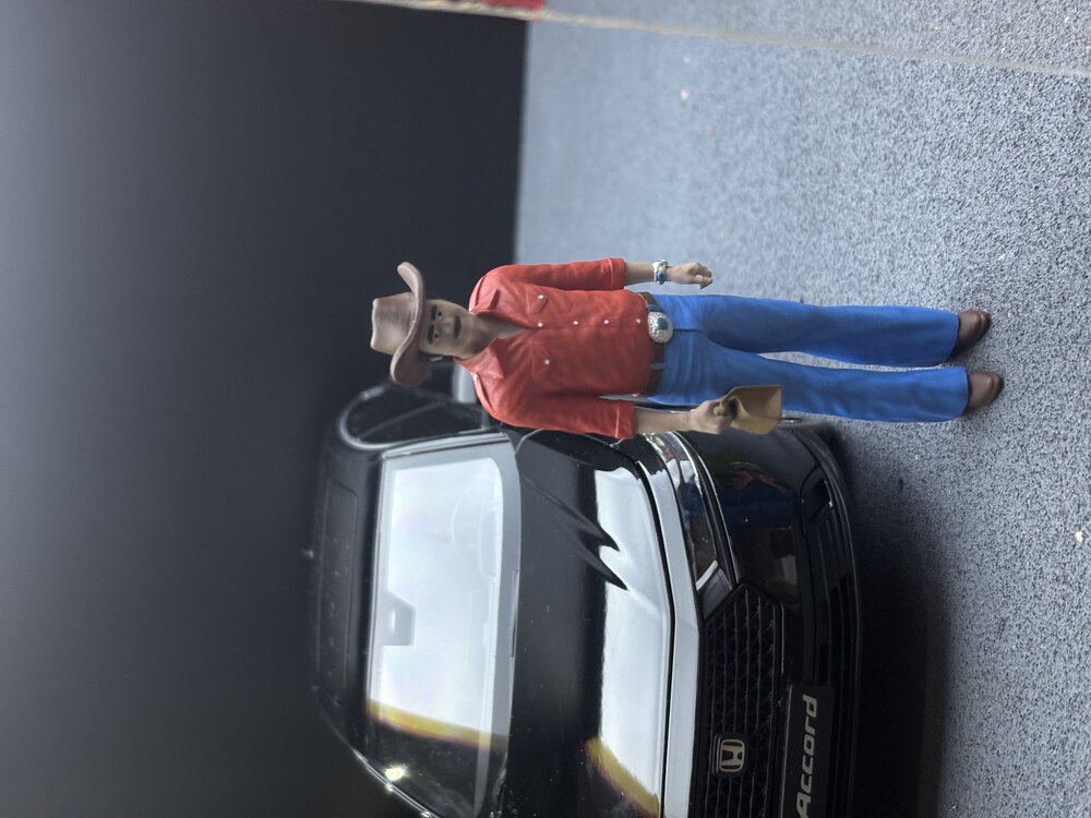 1/18 Kovboy Şapkalı Figür