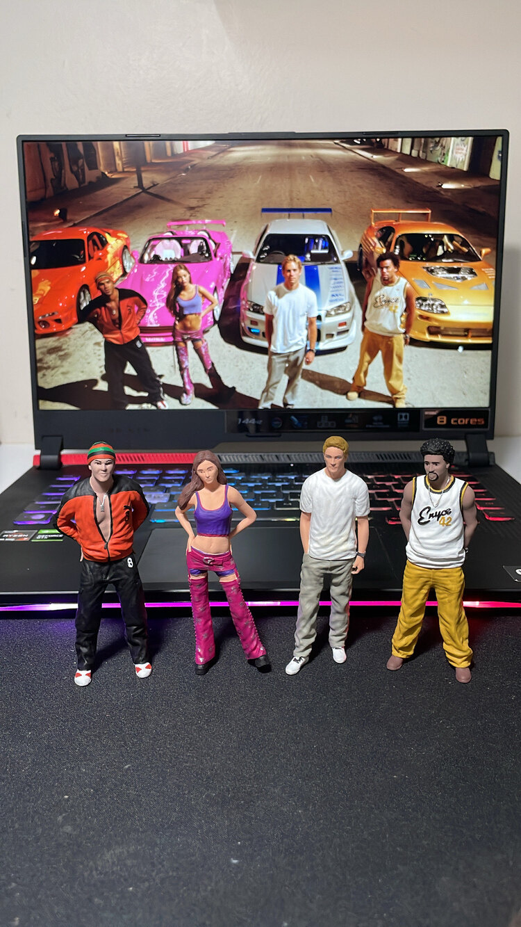 2 Fast 2 Furious Figür Seti