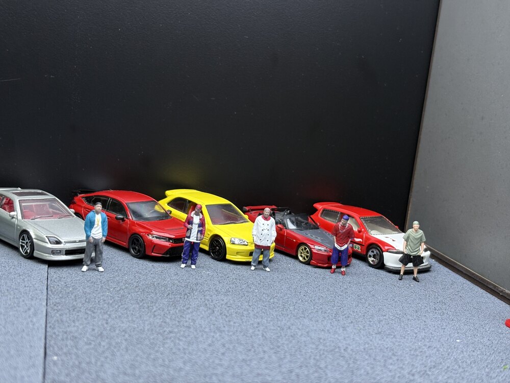 1/64 Gang Figür Set - Standlı