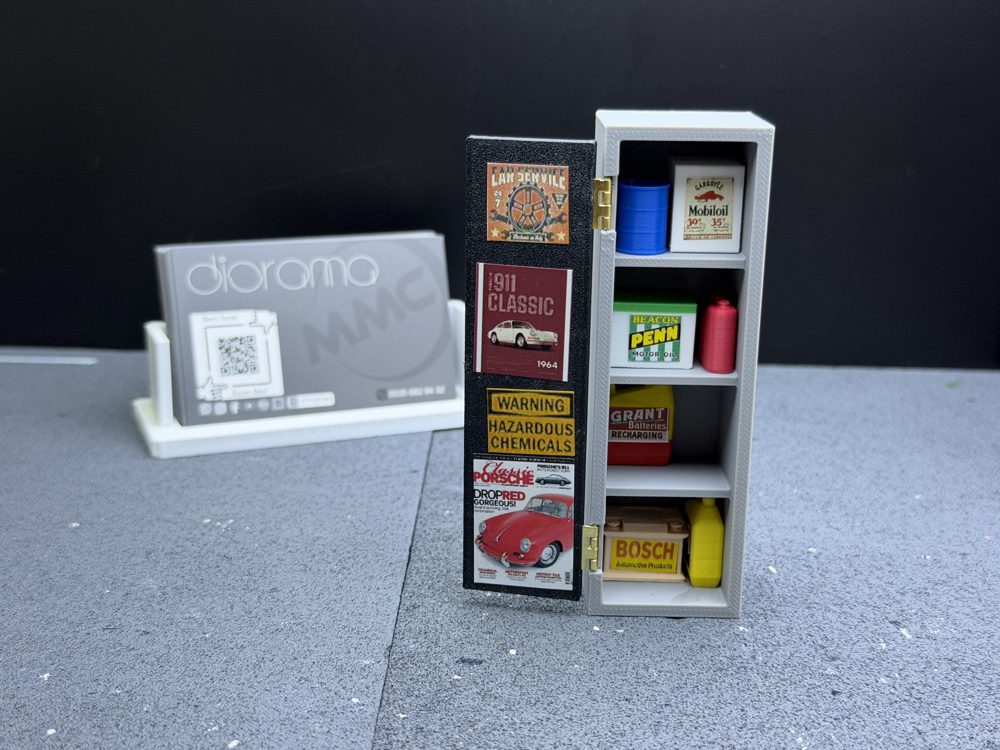 1/18 Tamirci Dolabı Tek Kapaklı