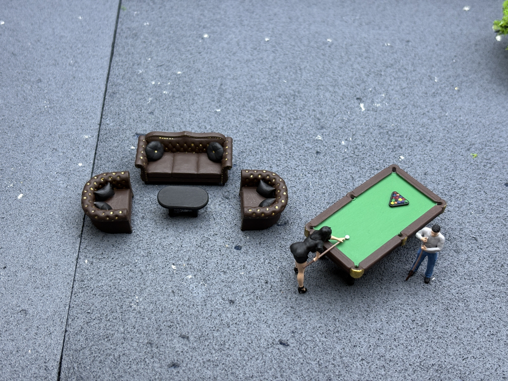 1/64 Ofis ve Bilardo Seti