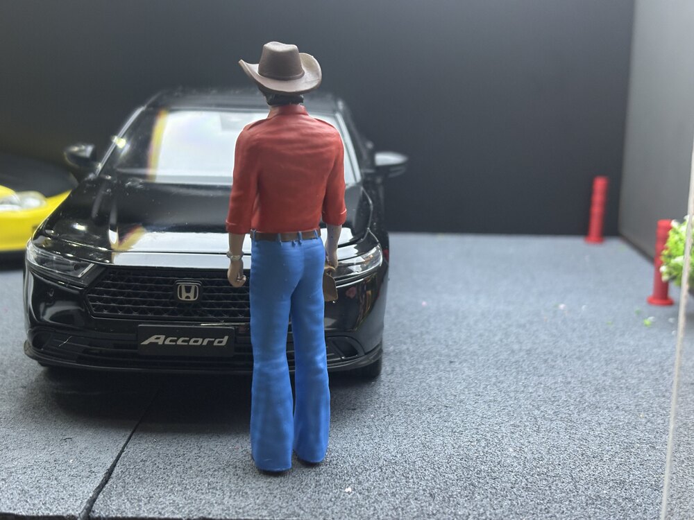 1/18 Kovboy Şapkalı Figür
