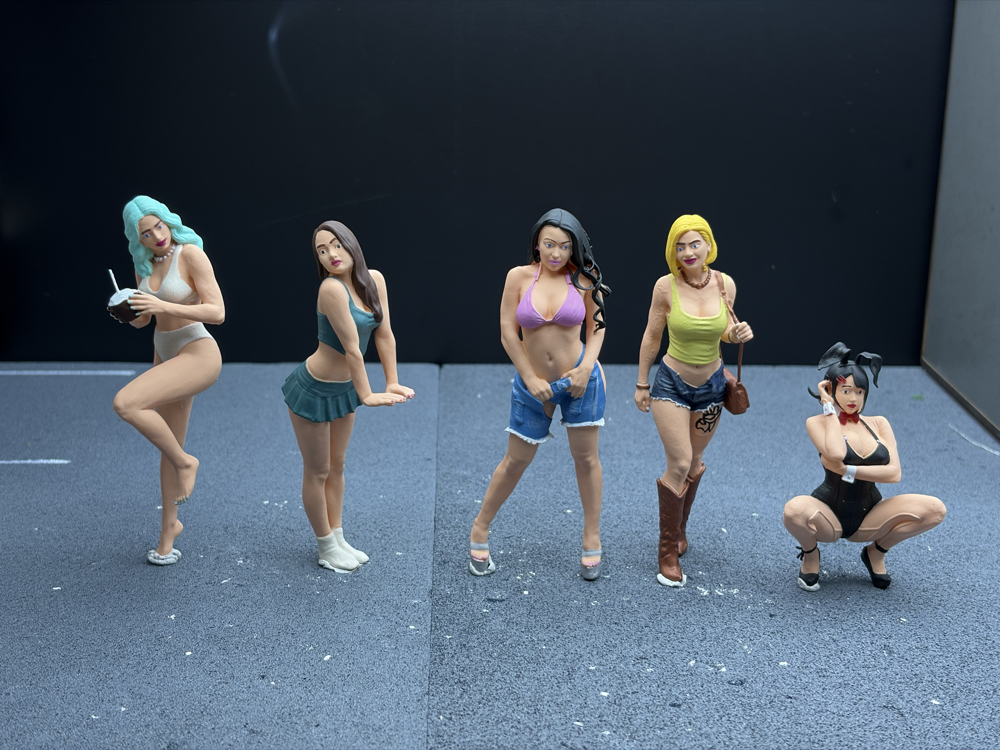 1/18 Kadın Sokak Stili Figür Seti 