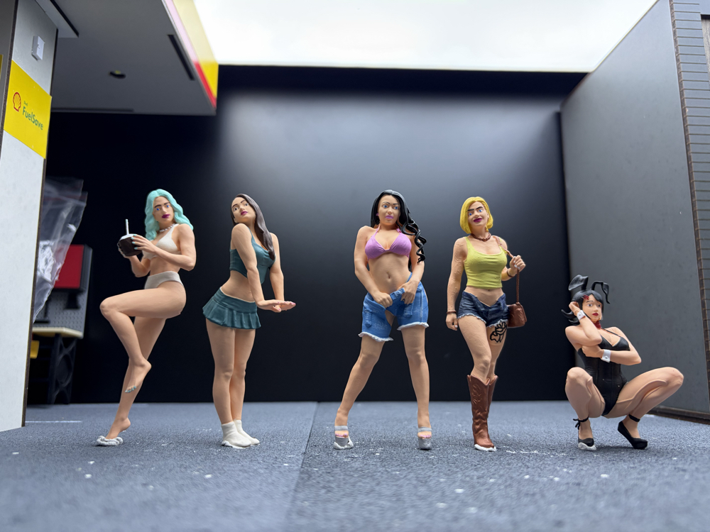 1/18 Kadın Sokak Stili Figür Seti 
