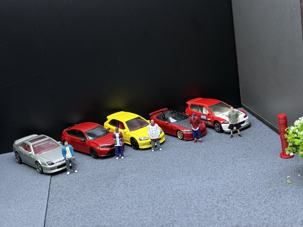 1/64 Gang Figür Set - Standlı