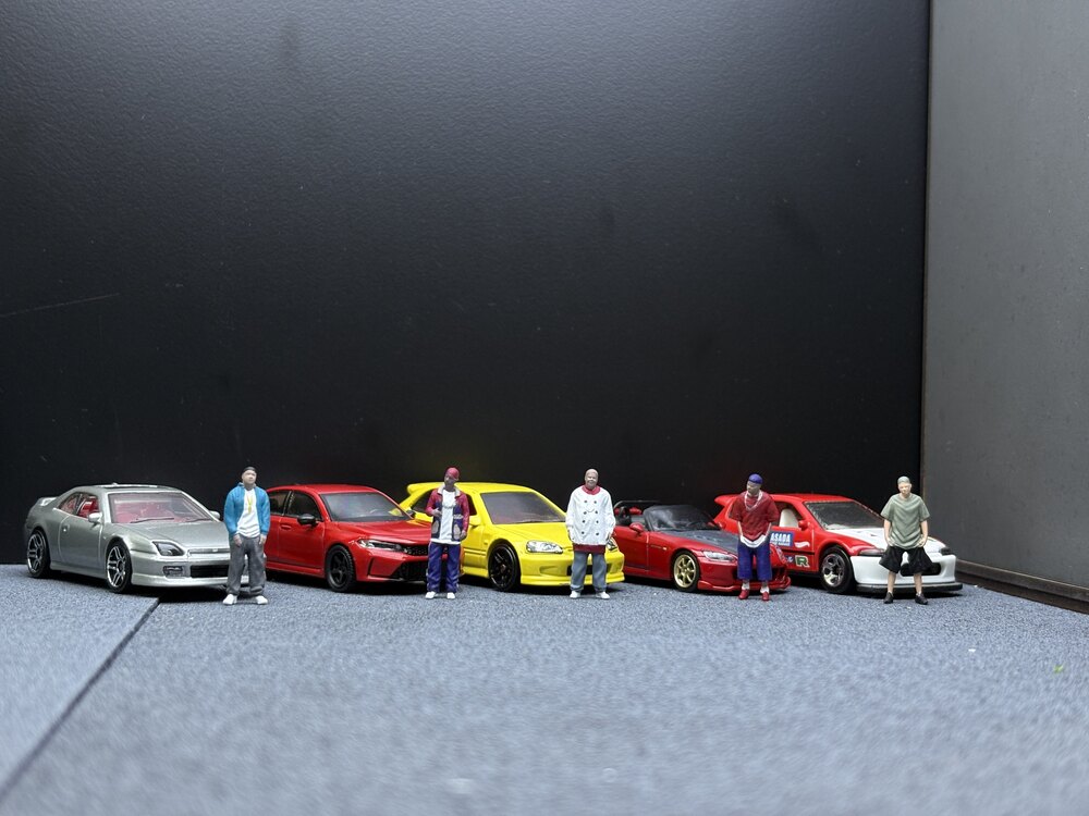 1/64 Gang Figür Set - Standlı