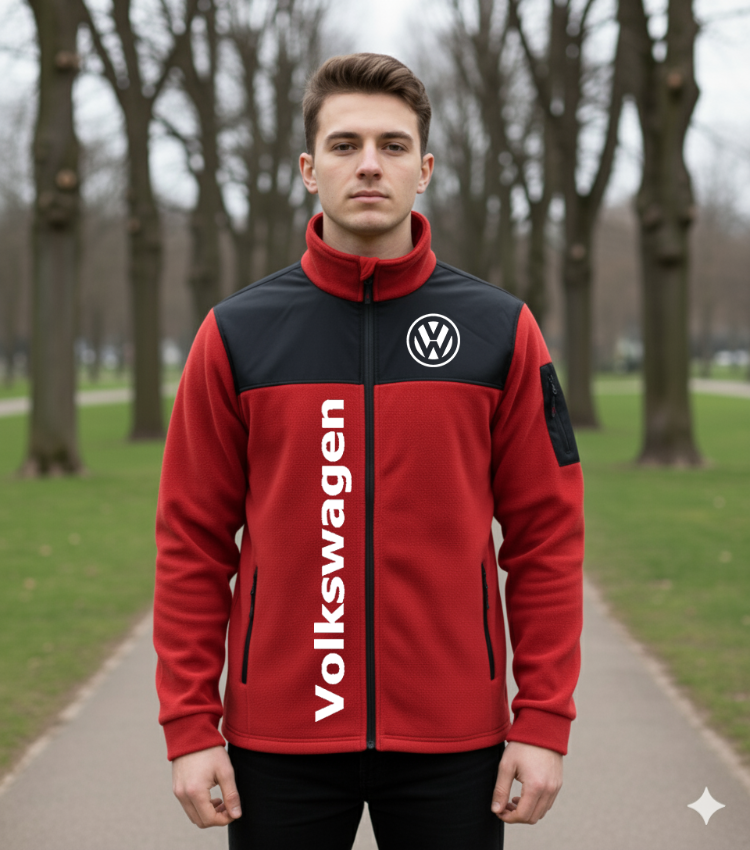 VOLKSWAGEN - FERMUARLI POLAR CEKET