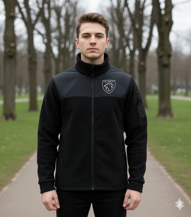PEOUGHT - FERMUARLI POLAR CEKET