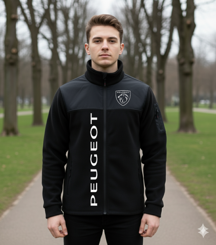 PEOUGHT - FERMUARLI POLAR CEKET