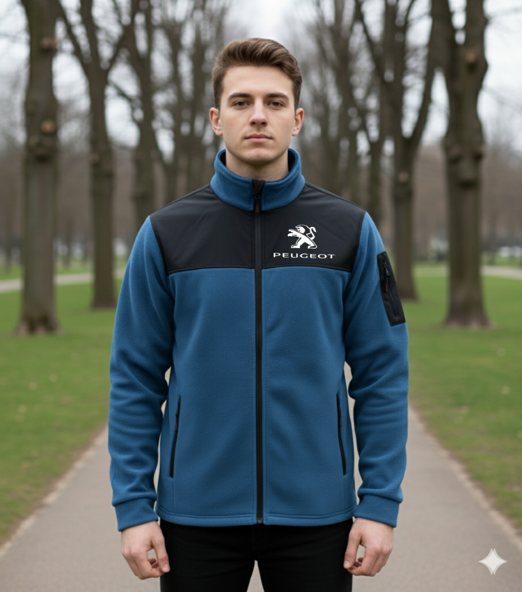 PEOUGHT - FERMUARLI POLAR CEKET