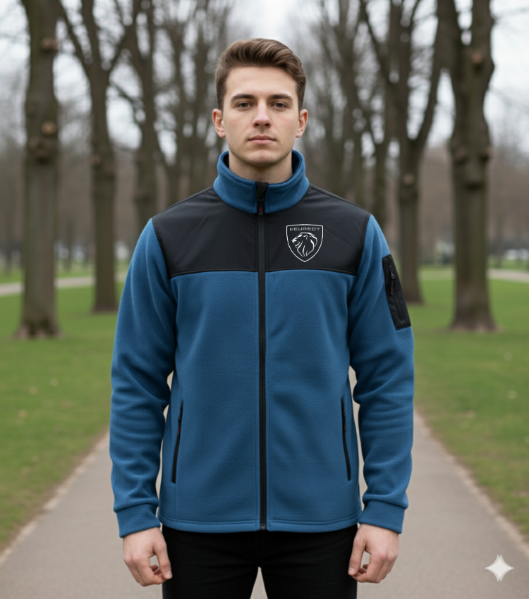 PEOUGHT - FERMUARLI POLAR CEKET