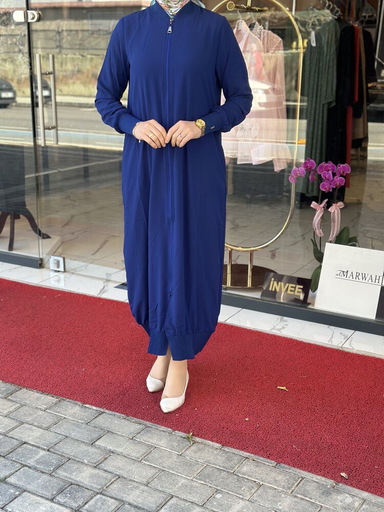 İnvee fermuarlı ferace