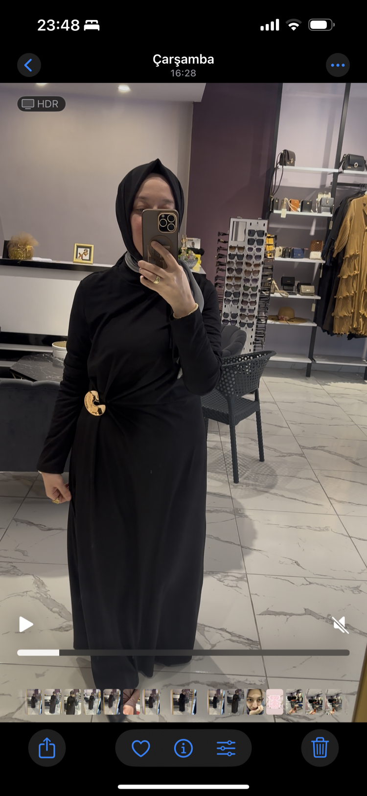 Almarwahblack siyah elbise