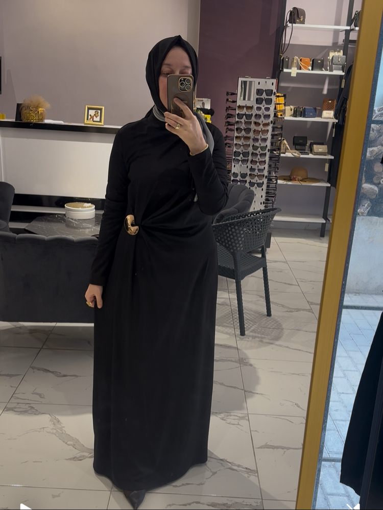 Almarwahblack siyah elbise