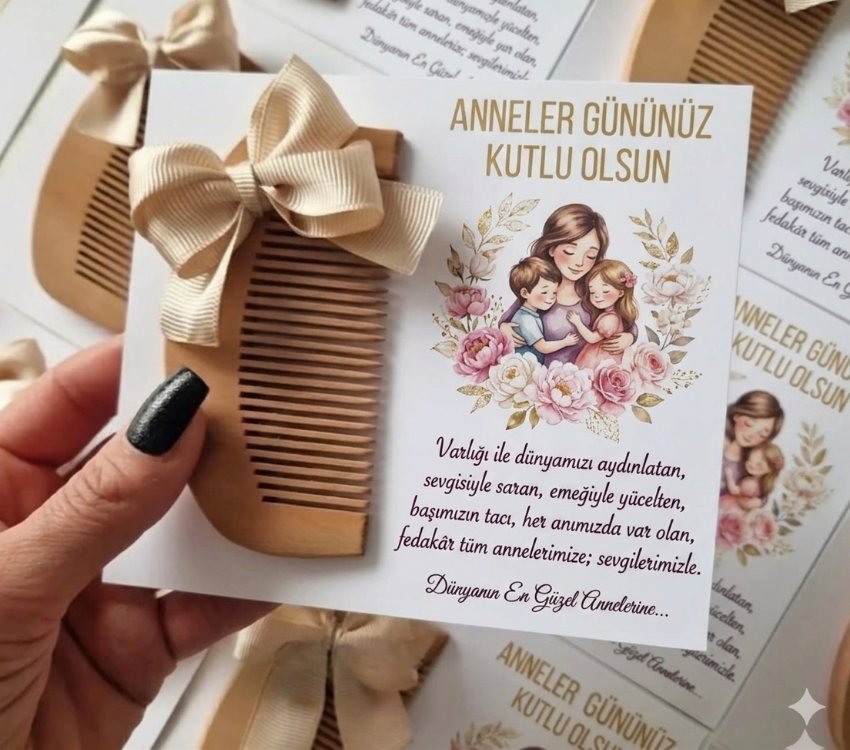 Anneler Günü Hediyelik Tarak