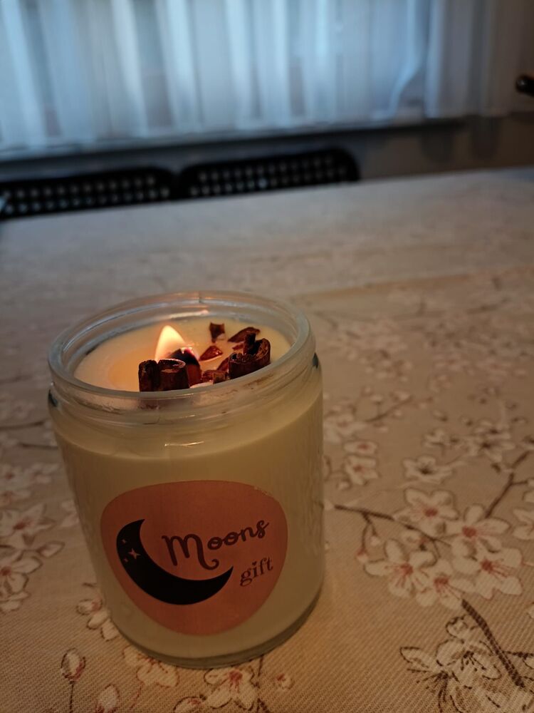 Avrupa Kavanoz Tarçın Temalı Mum