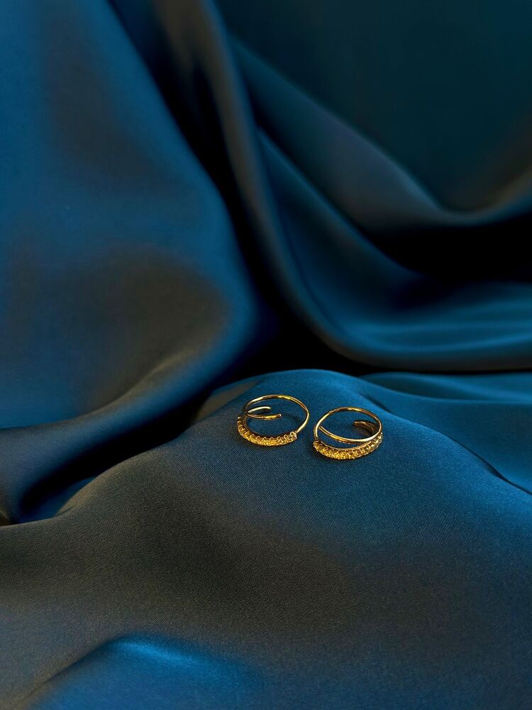 Gold Küpe