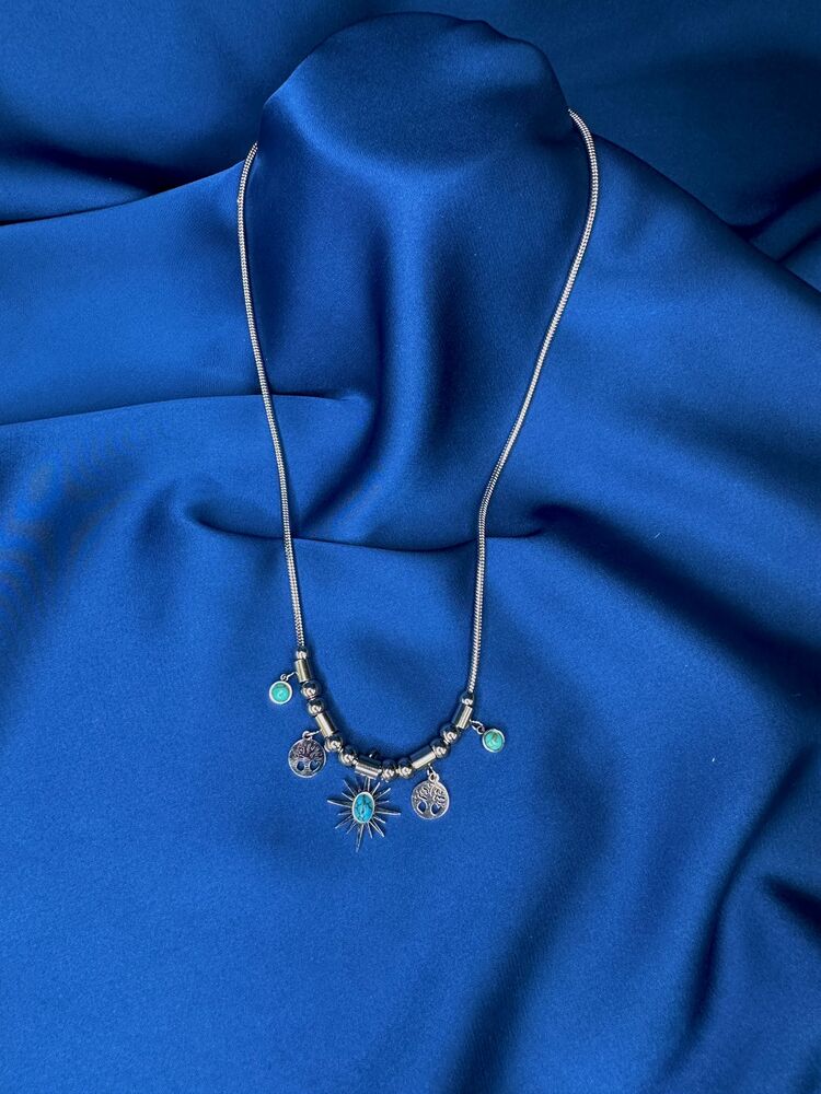 Yaşam Ağacı Sembollü Silver Kolye