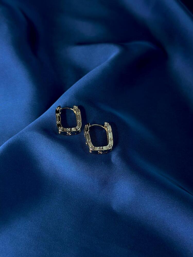 Cartier Model Çelik Küpe