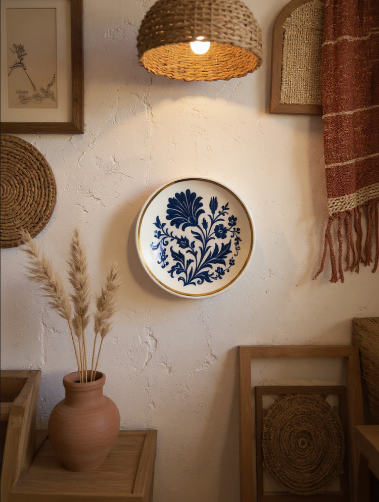 MOTIFF Modern Çini Desenli Tatlı/Sunum Tabağı