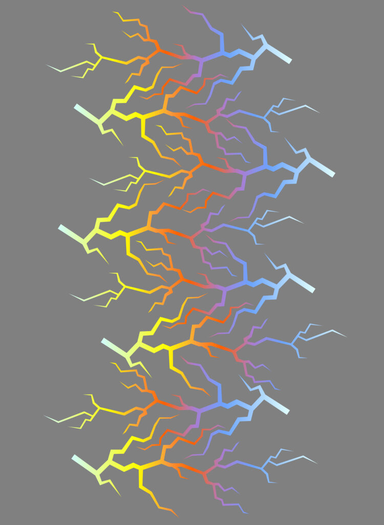UNIVERSAL ŞİMŞEK STICKER(BEYAZ)