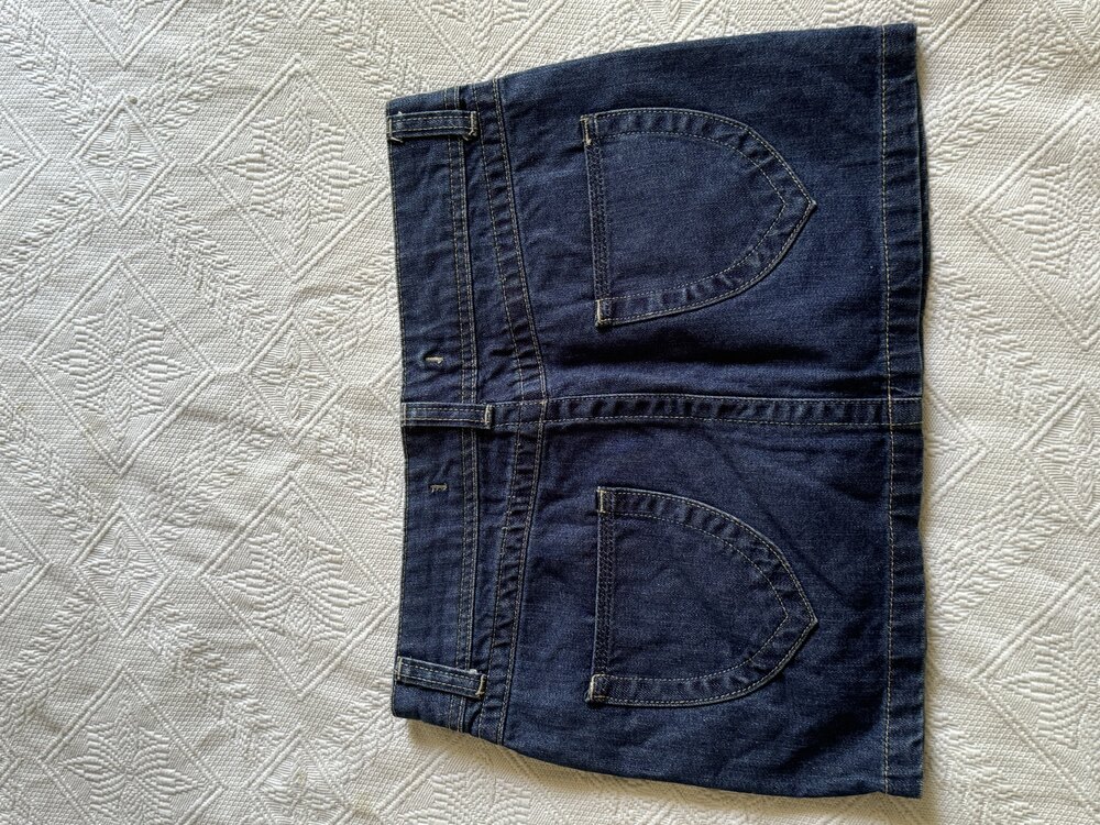 Vintage jean etek 