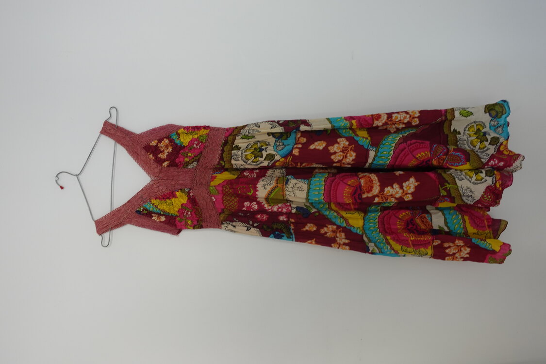 00’lar vintage elbise