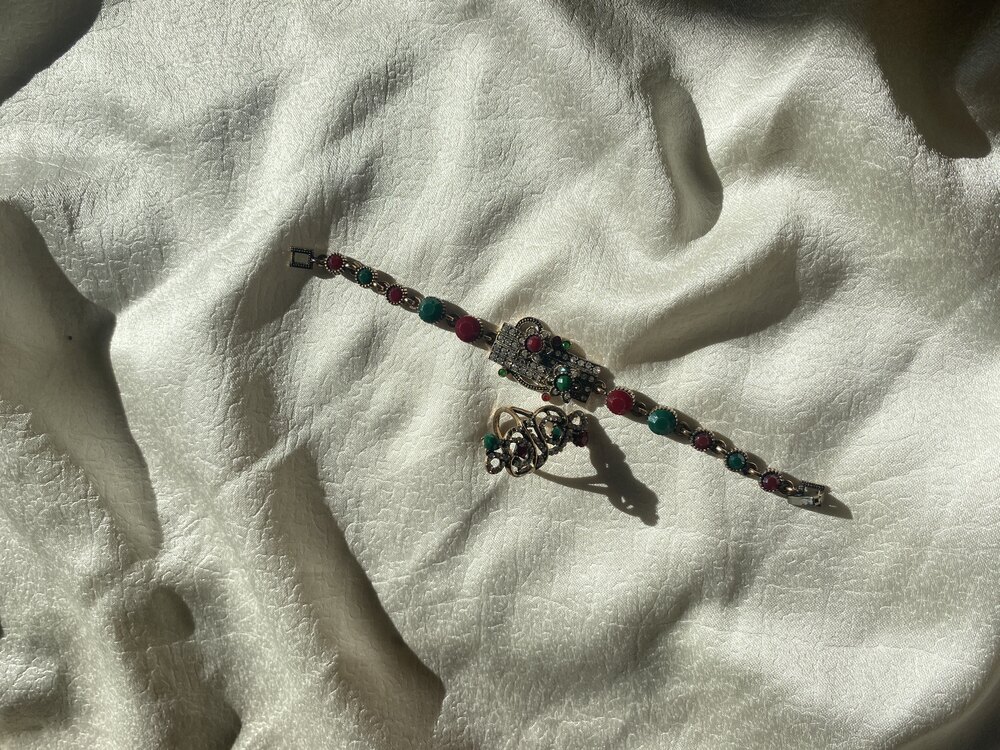 Vintage aksesuar seti