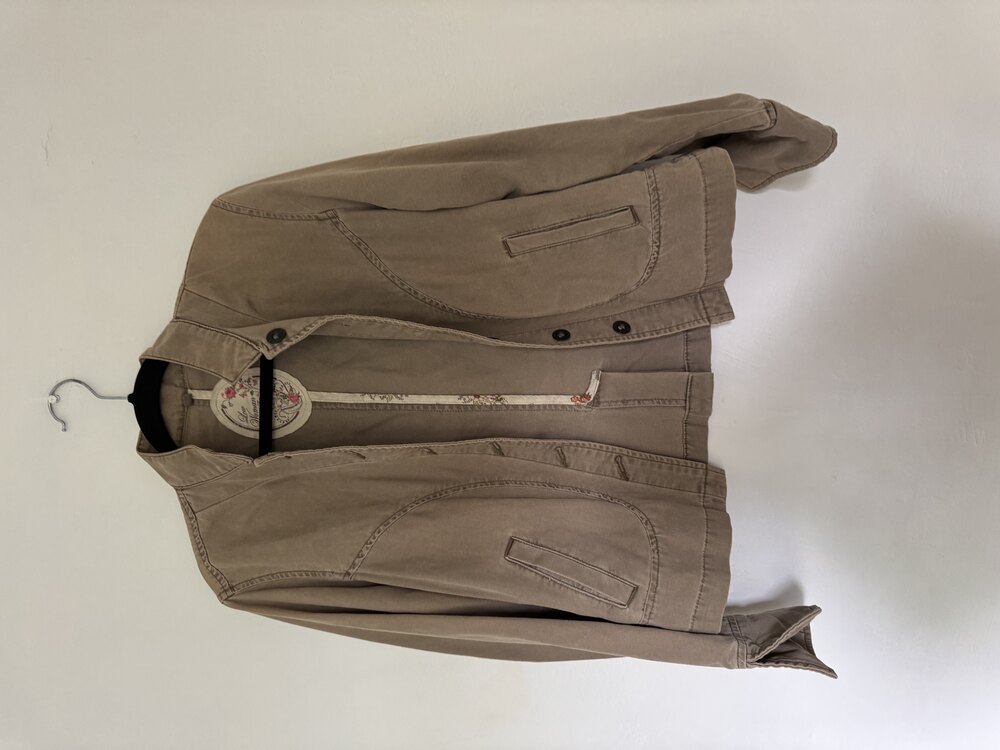 Vintage bej rengi ceket