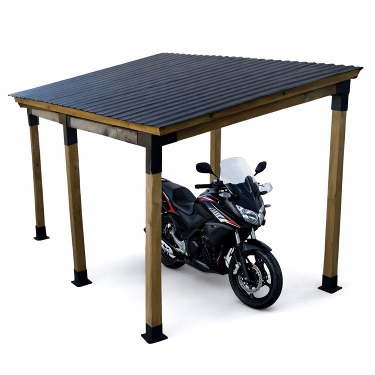 Ahşap Pergola Pergole 8x8 cm 15° Kamelya Montaj Aparatı Demir Bağlantı Braket Bungalov Ev