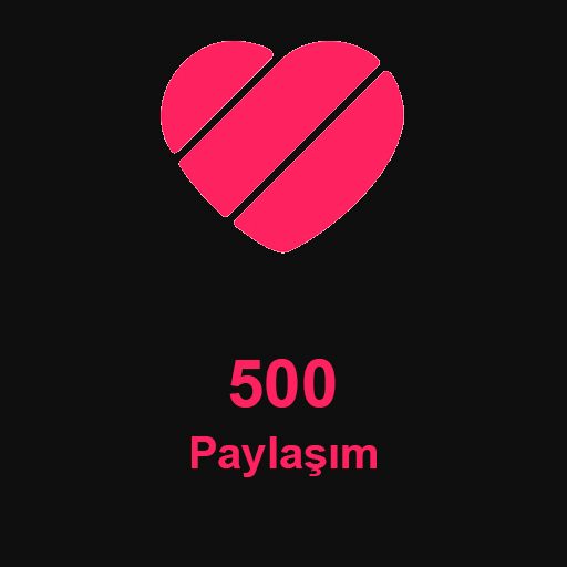 500 Paylaşım